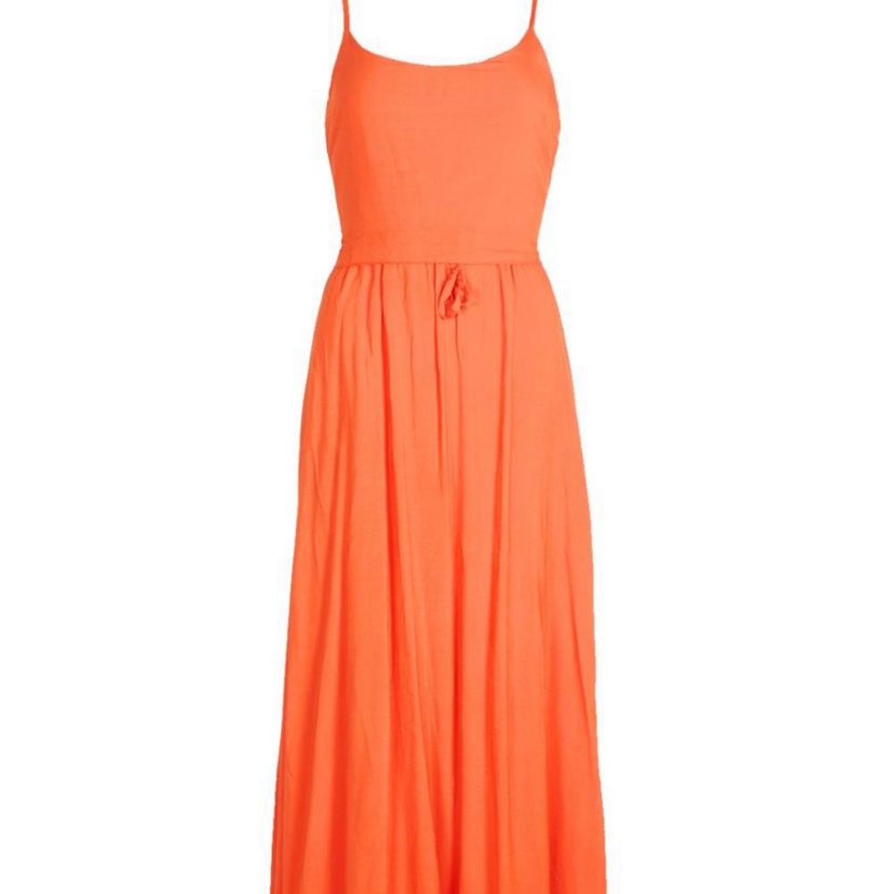 Strappy Double Layer Maxi Dress